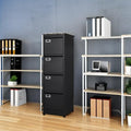 Lockable Metal 4‑Drawer Vertical File Cabinet