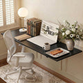 Black Wall‑Mounted Fold‑Down Work Table