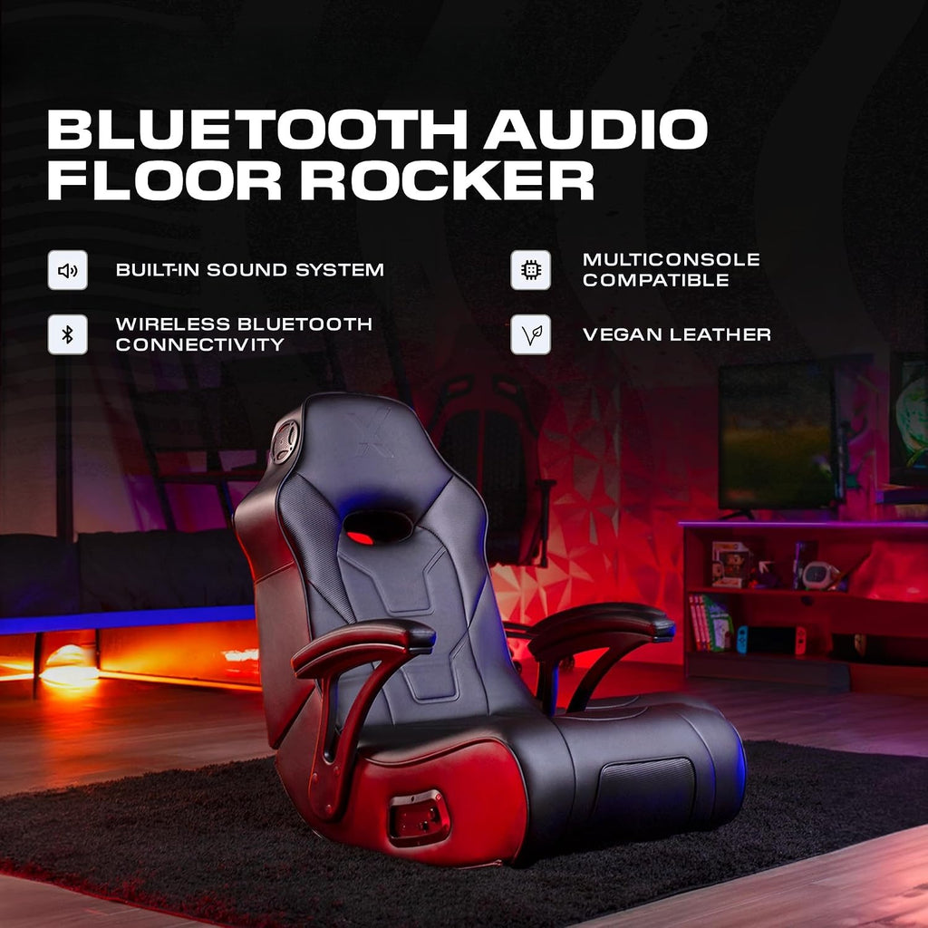 Foldable Audio Gaming Floor Rocker Chair